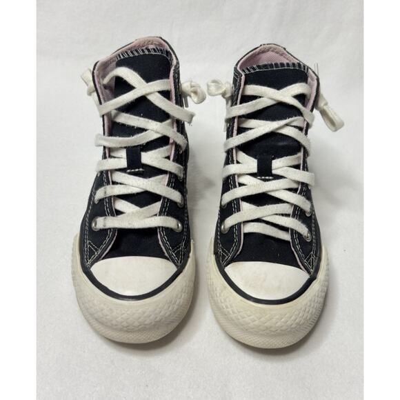 Converse Chuck Taylor All Star Leaf Patchwork Platform Sneakers Girl Sz 12 - Picture 6 of 14